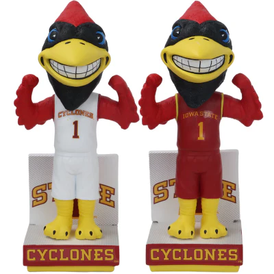 Cy the Cardinal Iowa State Cyclones Mascot Basketball Jersey Bobbleheads - Image 4