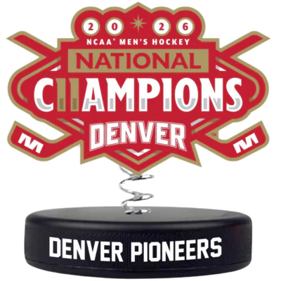 Denver Pioneers 2026 NCAA Men's Ice Hockey National Champions Bobble Logo (Presale) - Image 2