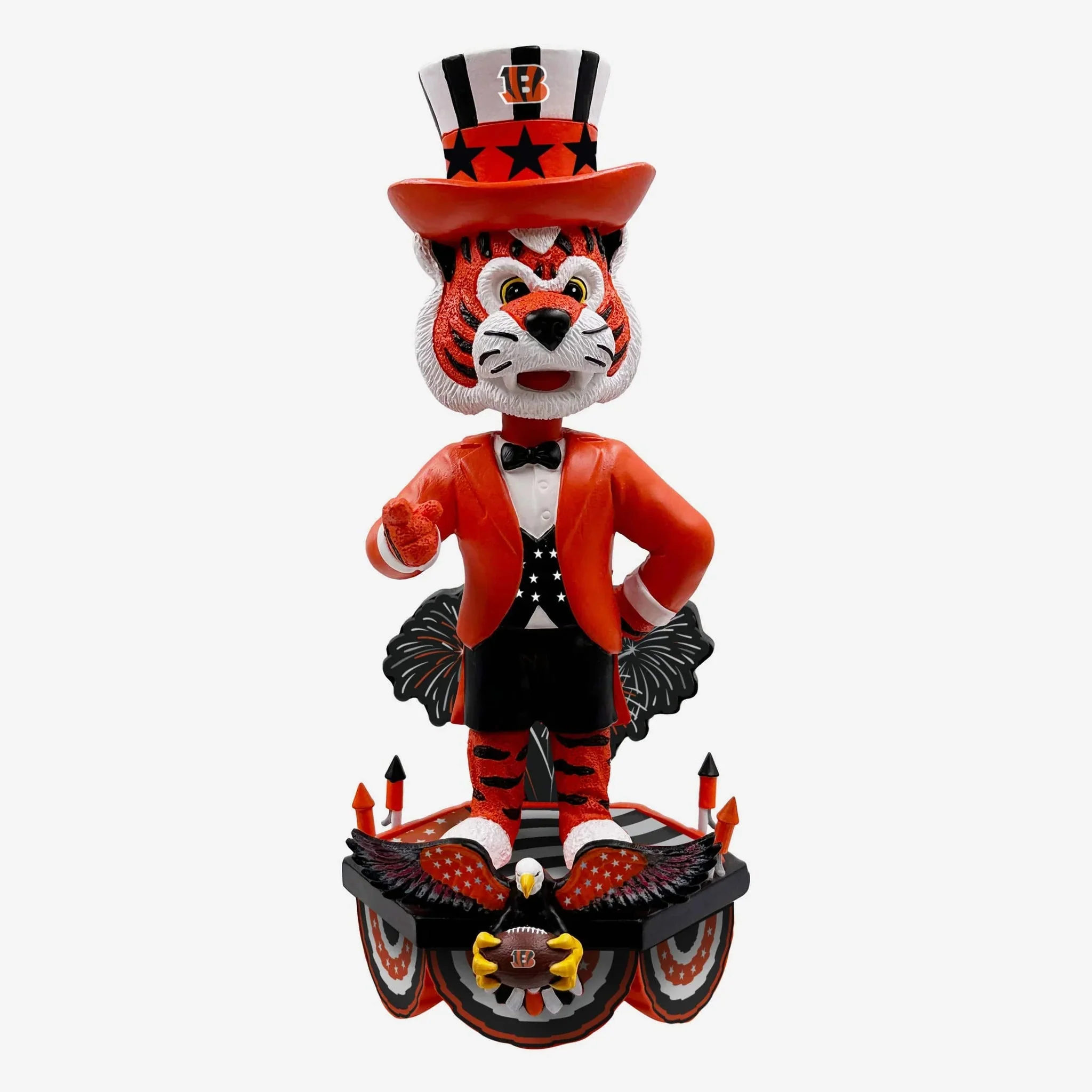 Who Dey Cincinnati Bengals Americana NFL Football Bobblehead