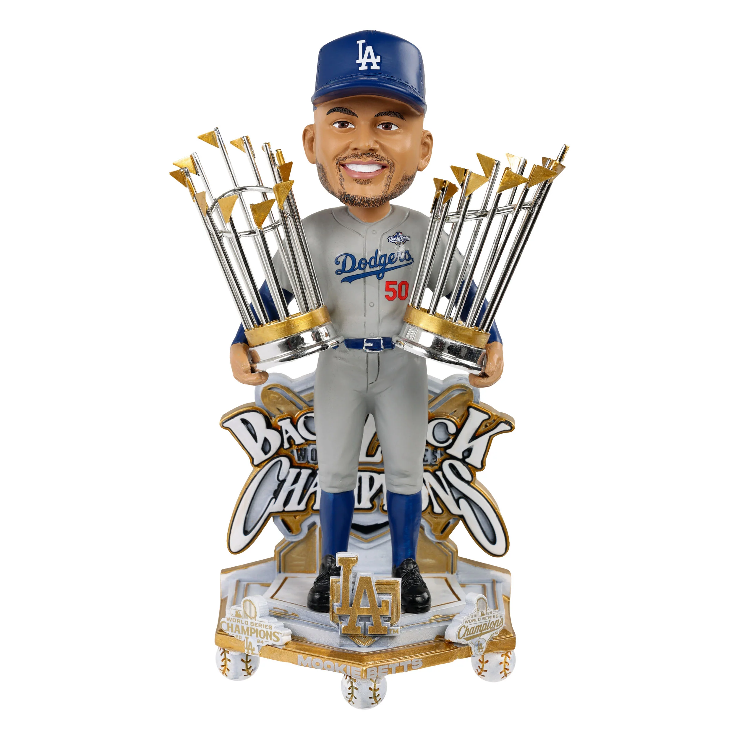 Los Angeles Dodgers 2025 World Series Champions Celebration Bobbleheads - Image 11