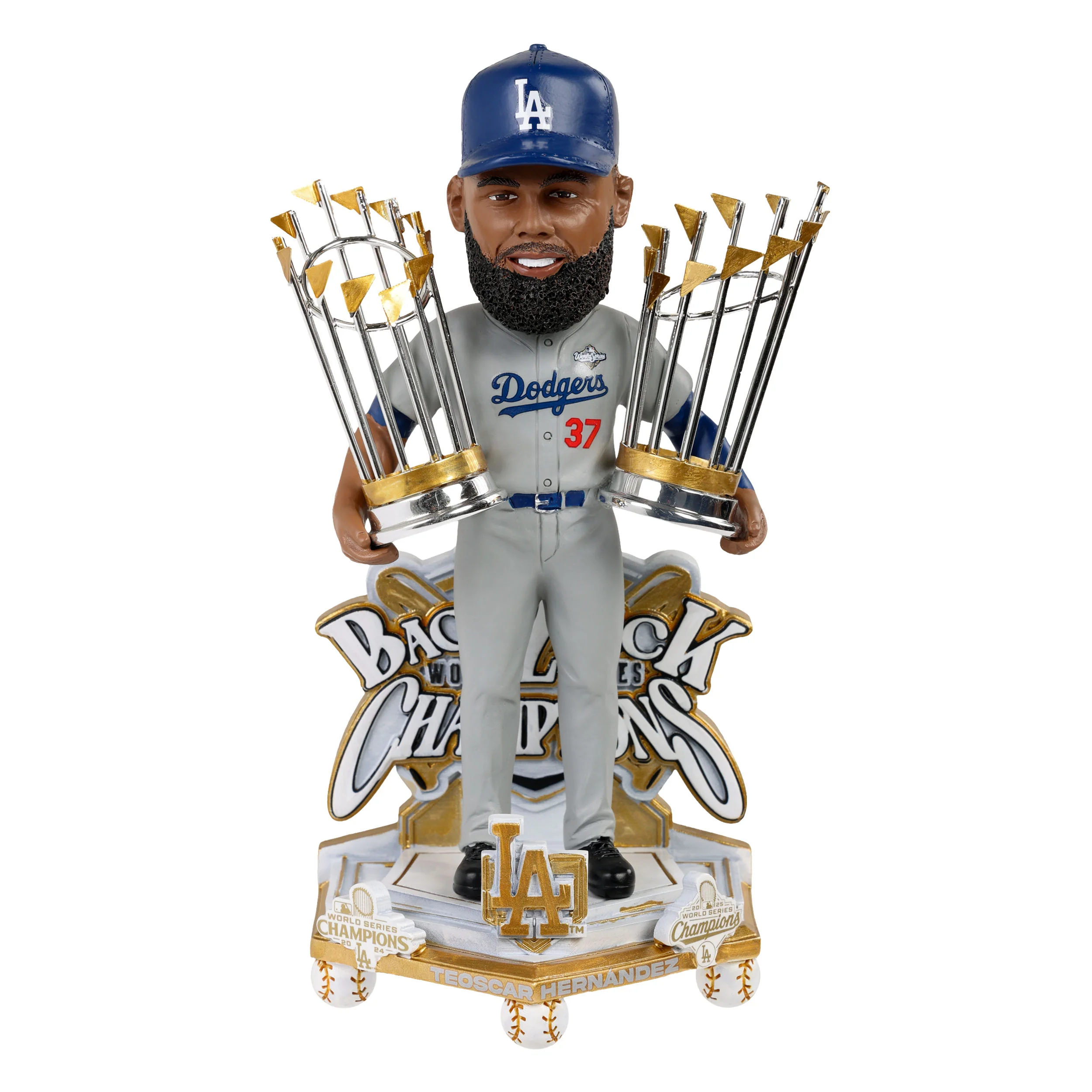 Los Angeles Dodgers 2025 World Series Champions Celebration Bobbleheads - Image 12
