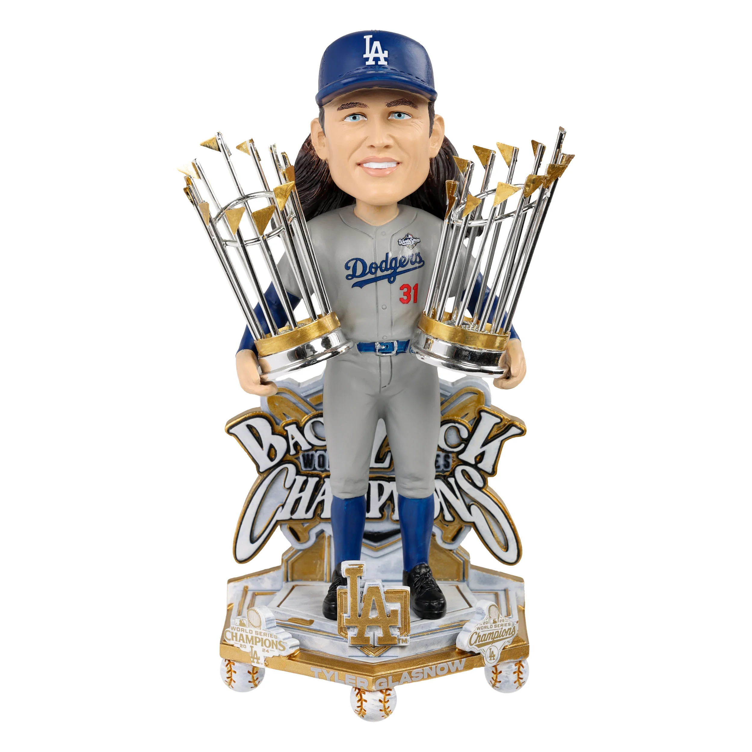 Los Angeles Dodgers 2025 World Series Champions Celebration Bobbleheads - Image 14