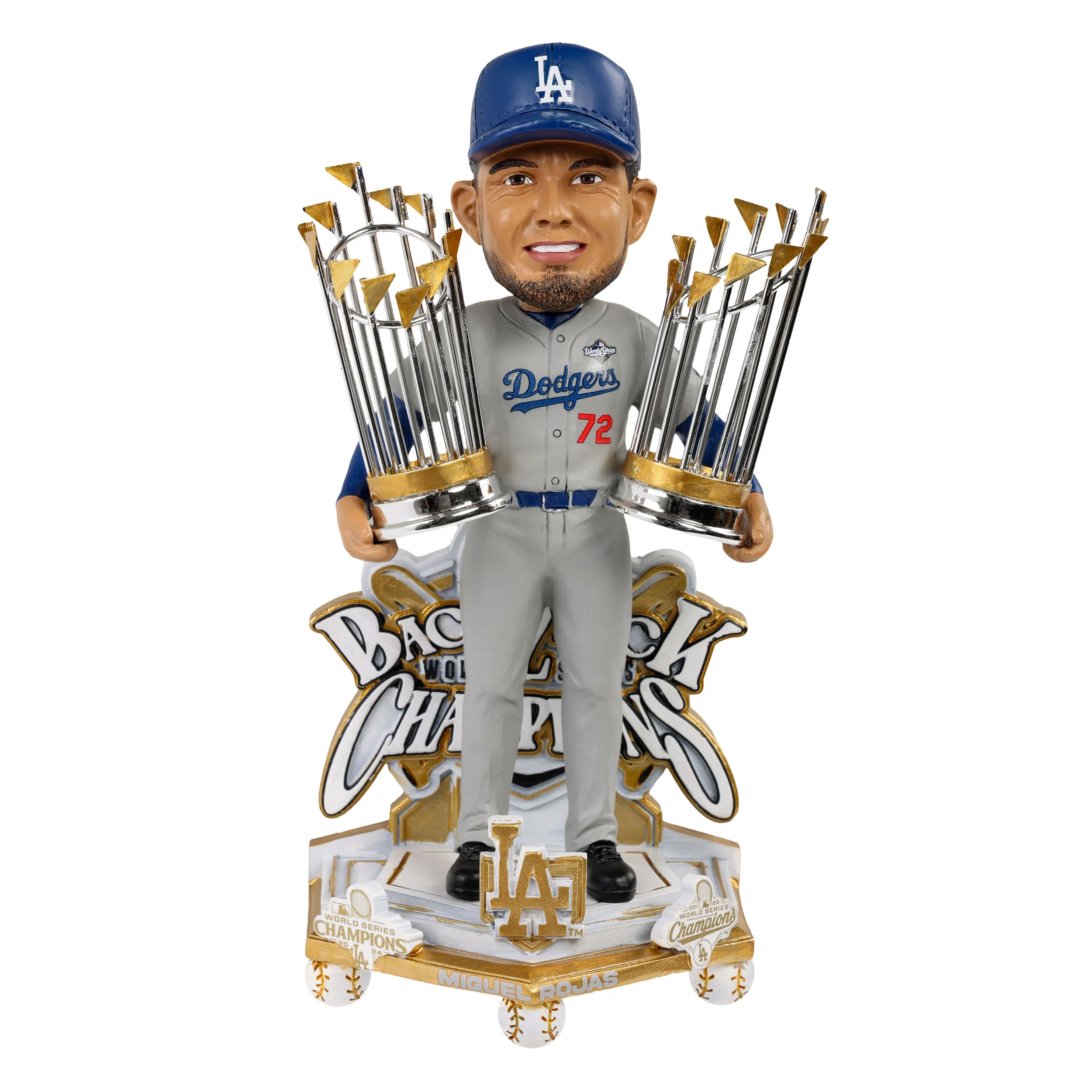 Los Angeles Dodgers 2025 World Series Champions Celebration Bobbleheads - Image 3