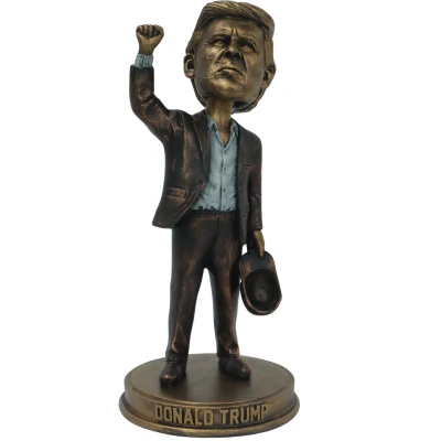 Donald Trump Fight Bronze Bobblehead - Image 2