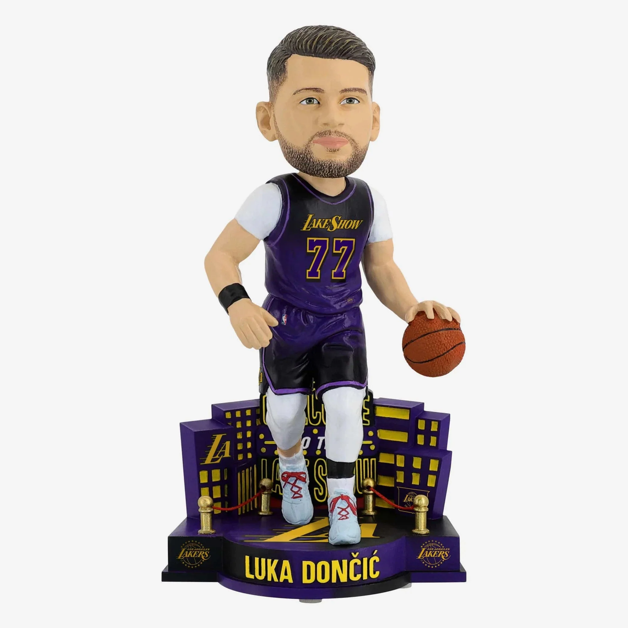 Luka Doncic Los Angeles Lakers 2025 City Jersey NBA Bobblehead