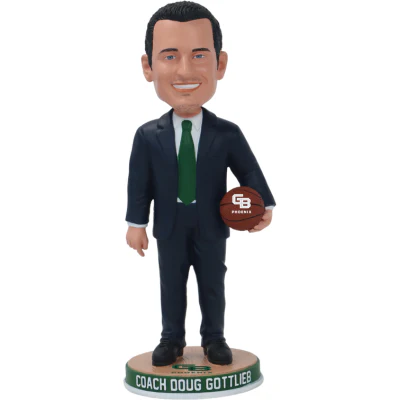 Doug Gottlieb Green Bay Phoenix Coach Bobblehead - Image 2