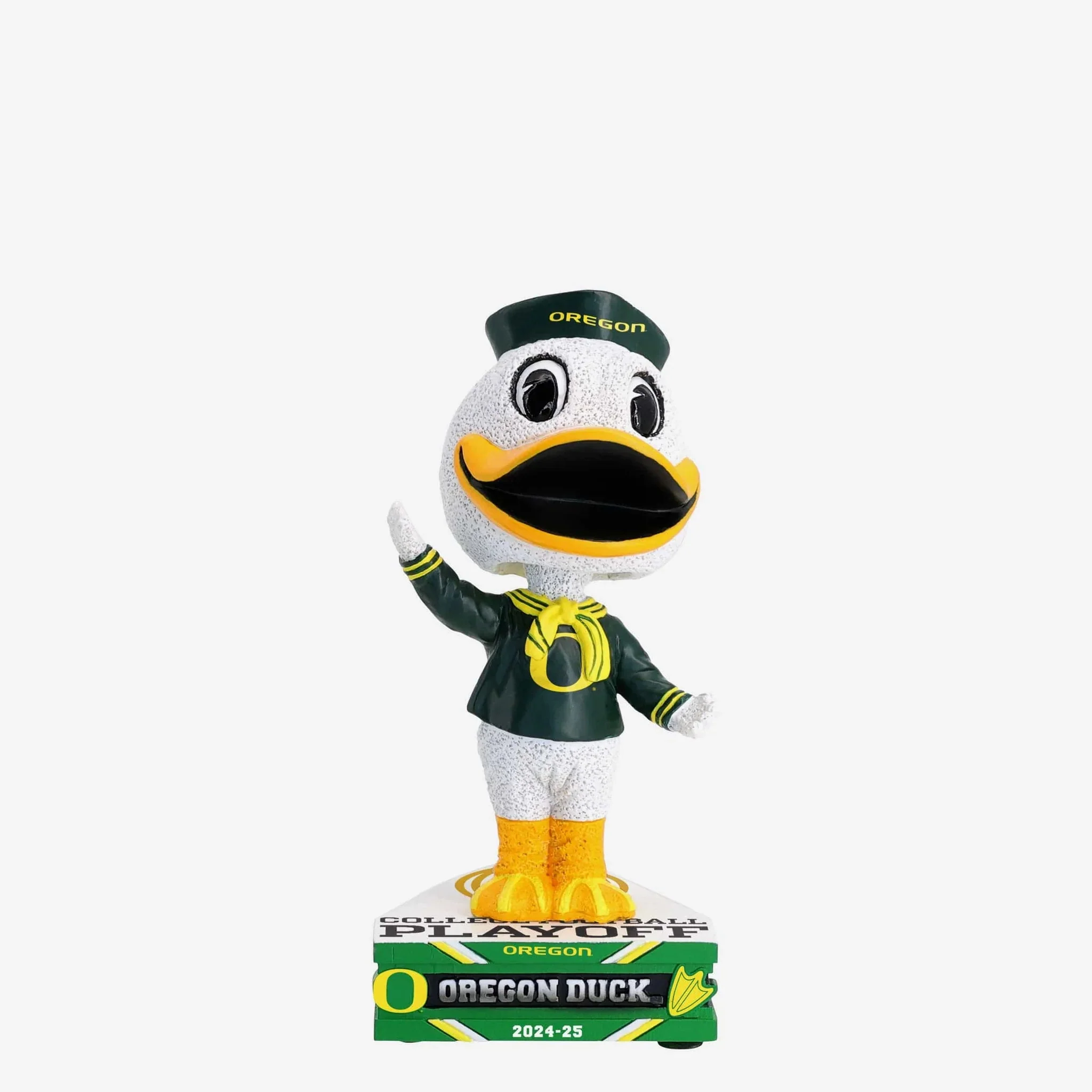 The Oregon Duck Oregon Ducks CFP Inaugural Playoff Mini Bighead Bobblehead NCAA