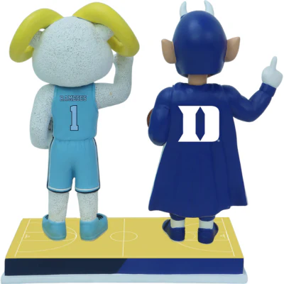 Duke vs. North Carolina Basketball Rivalry Bobblehead - Image 3
