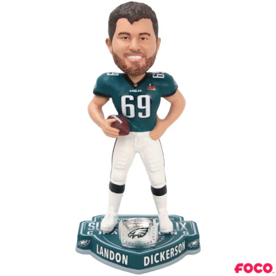 Philadelphia Eagles Super Bowl LIX 59 Champions Bobbleheads - Image 2