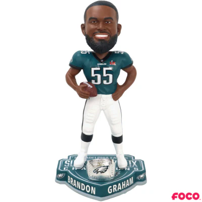 Philadelphia Eagles Super Bowl LIX 59 Champions Bobbleheads - Image 9