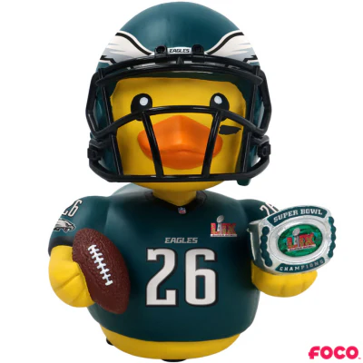Philadelphia Eagles Super Bowl LIX Champions Bobble Duck Mini Bobbleheads - Image 5