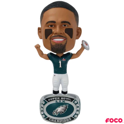 Philadelphia Eagles Super Bowl LIX Champions Ring Base Bighead Bobbleheads - Image 5