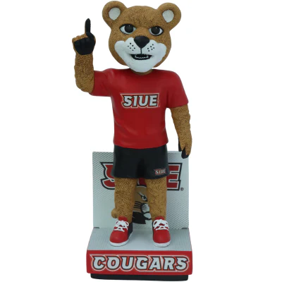 Eddie the Cougar SIU Edwardsville Cougars Mascot Bobblehead (Presale) - Image 2