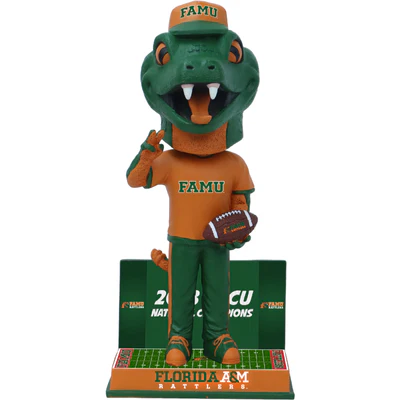 Florida A&M Rattlers 2023 HBCU National Champions Mascot Bobbleheads - Image 2