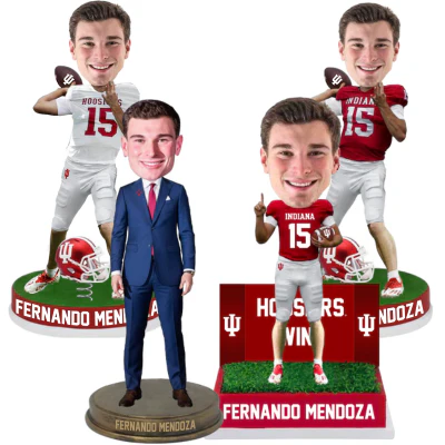 Fernando Mendoza Indiana Hoosiers Bobbleheads (Presale) - Image 6