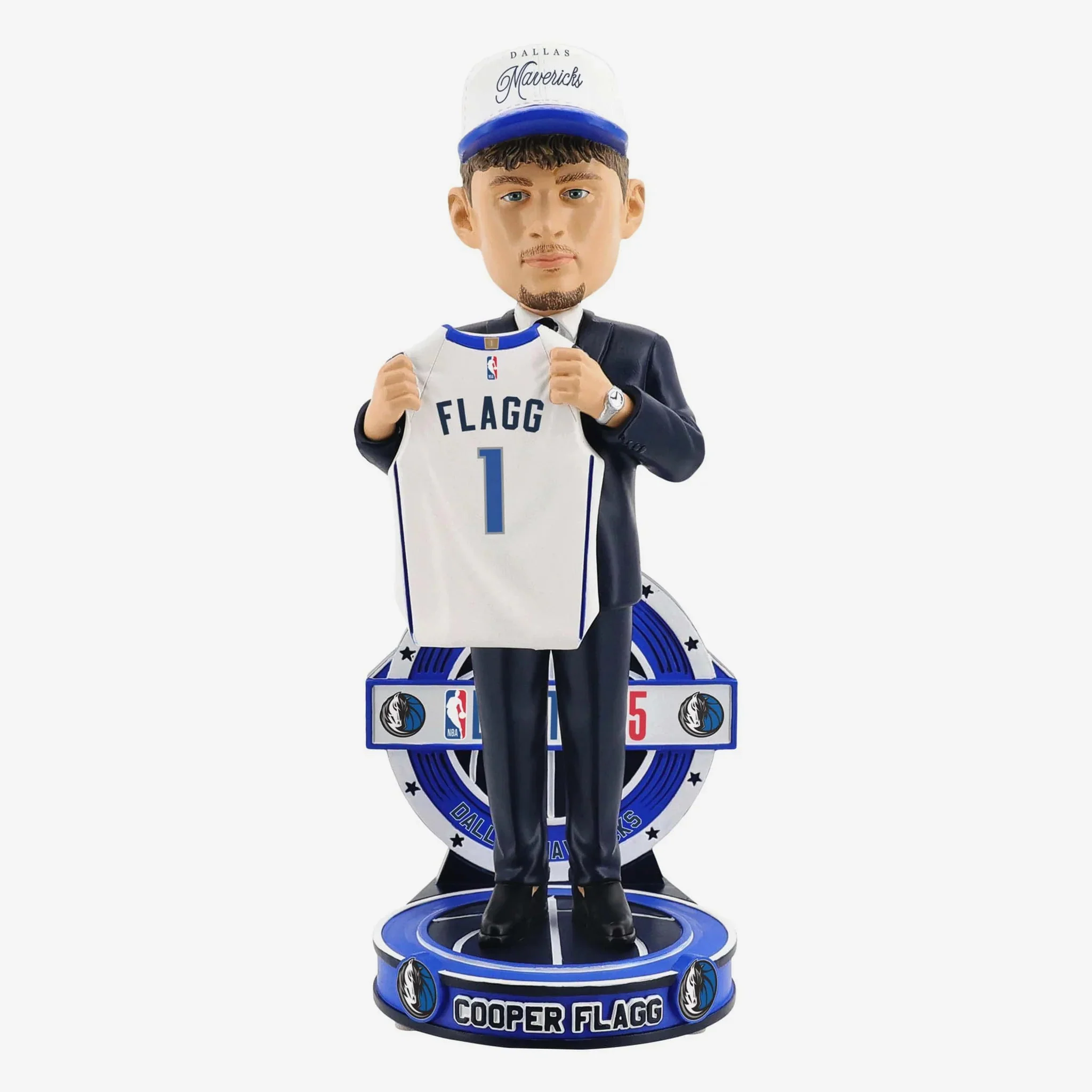 Cooper Flagg Dallas Mavericks 2025 NBA Draft Pick NBA Bobblehead