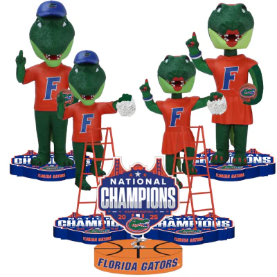 Florida Gators 2025 NCAA Men's Basketball National Champions Bobbleheads - Image 5