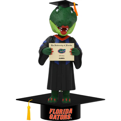 Alberta Gator Florida Gators Mascot Graduation Bobblehead (Presale) - Image 2