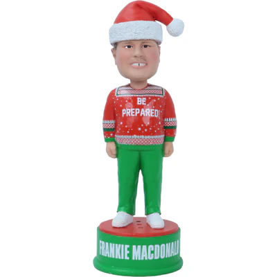 Frankie MacDonald Talking Christmas Bobblehead - Image 2