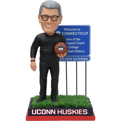 Coach Geno Auriemma UConn Huskies Win Record Bobbleheads - Image 3