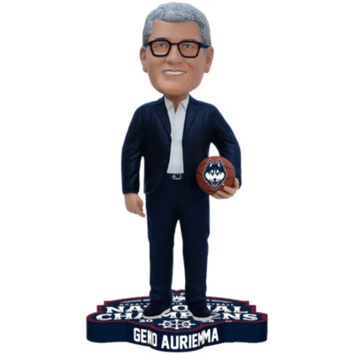 Geno Auriemma UConn Huskies 2025 NCAA Women's Basketball National Champions Bobbleheads (Presale) - Image 2