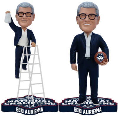 Geno Auriemma UConn Huskies 2025 NCAA Women's Basketball National Champions Bobbleheads (Presale) - Image 4