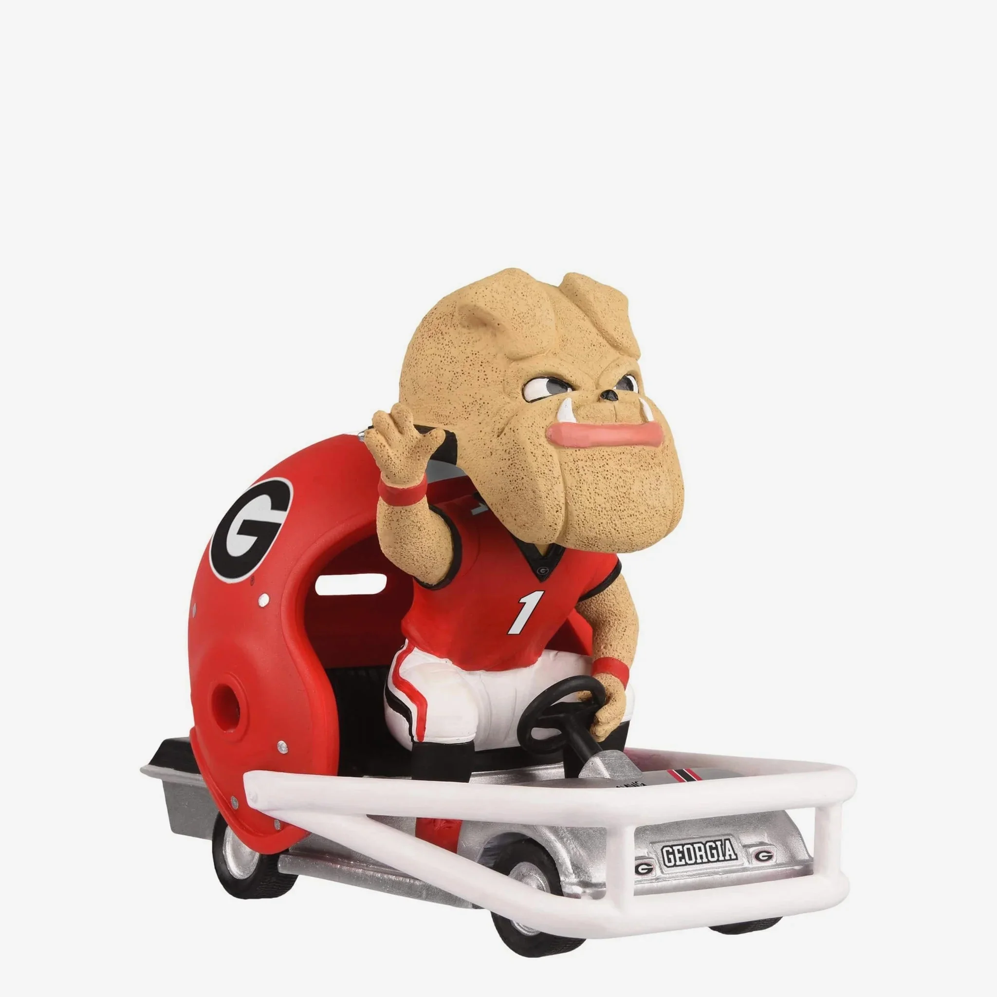 Hairy Dawg Georgia Bulldogs Helmet Cart NCAA College Bobblehead
