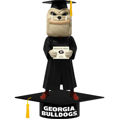 Hairy Dawg Georgia Bulldogs Mascot Graduation Bobblehead (Presale) - Image 2