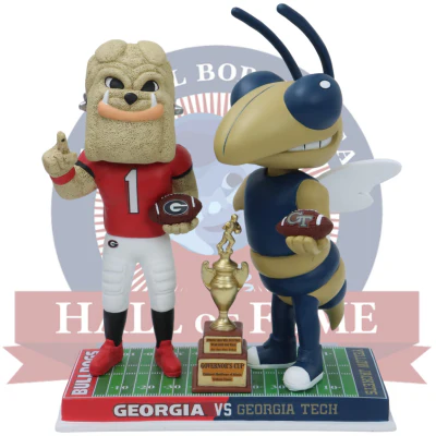 Georgia vs. Georgia Tech Football Rivalry Bobblehead