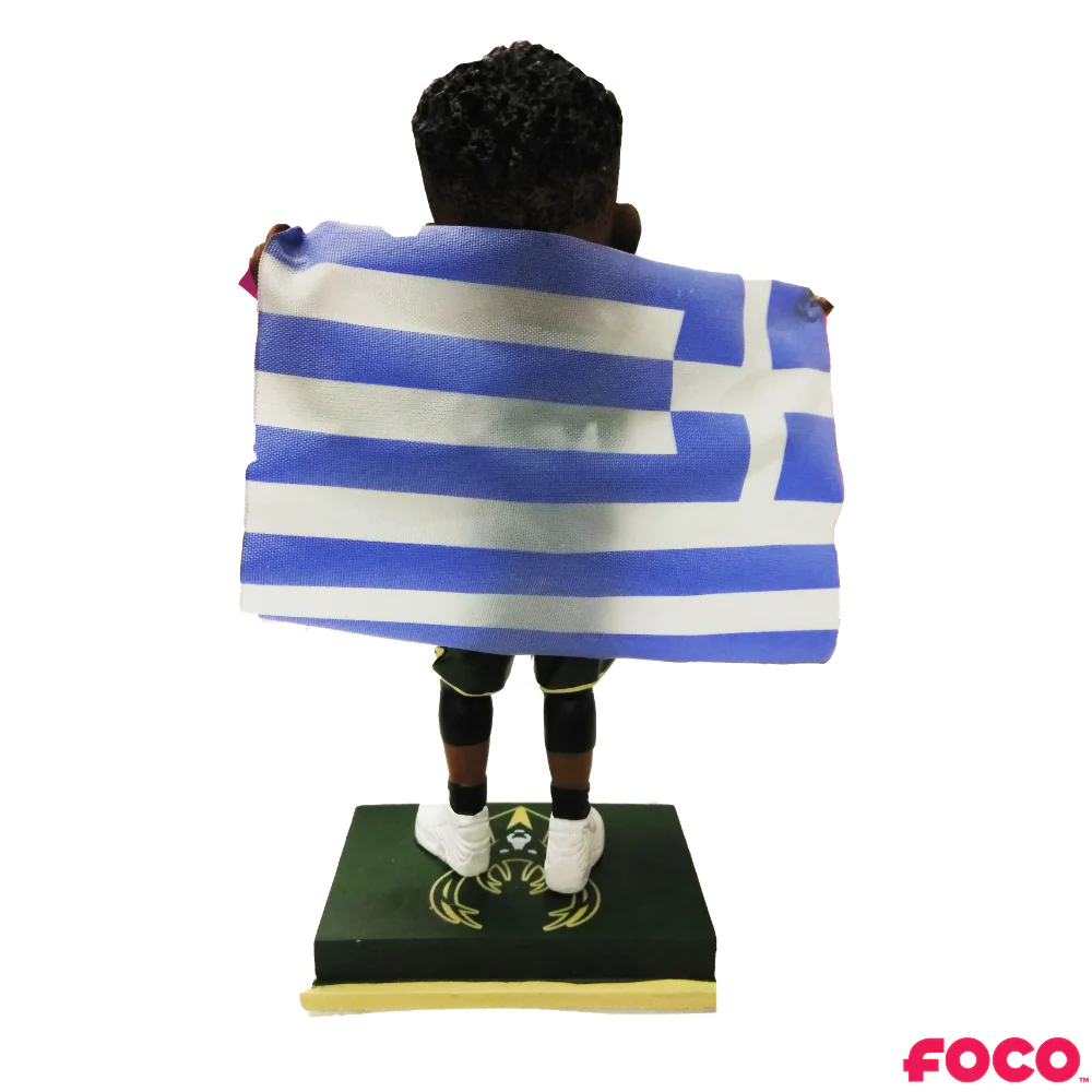 Giannis Antetokounmpo Milwaukee Bucks Greece Flag Bobblehead - Image 5