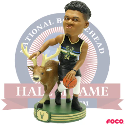 Giannis Antetokounmpo Milwaukee Bucks Deer Bobblehead
