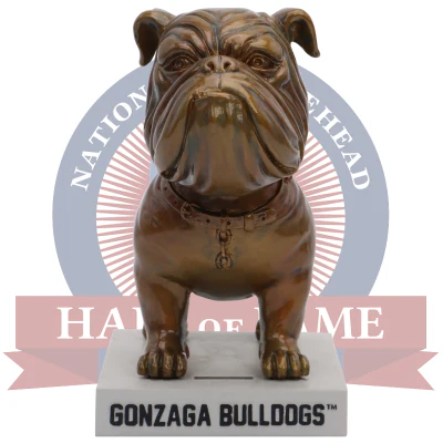 Gonzaga University Bulldog Statue Bobblehead