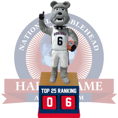 Gonzaga Bulldogs Basketball Top 25 Ranking Tracker Bobblehead
