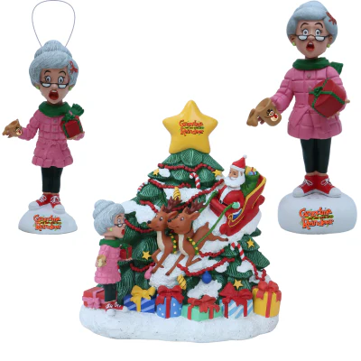 Grandma Got Run Over by a Reindeer Bobbleheads - Image 5