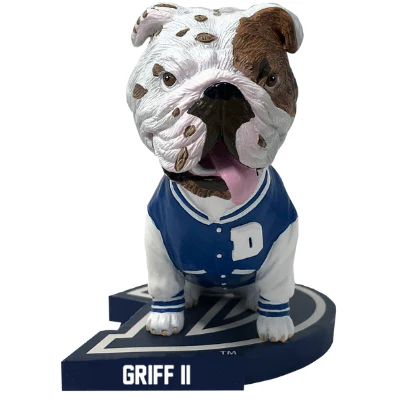 Griff II Drake Bulldogs Live Bulldog Bobbleheads - Image 3