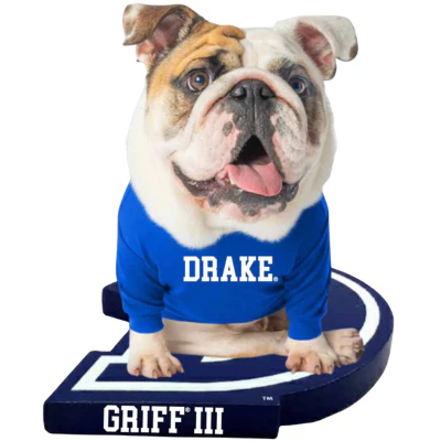 Griff III Drake Bulldogs Live Bulldog Bobblehead (Presale) - Image 2