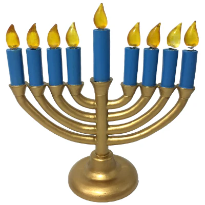 Hanukkah Menorah Dreidel Bobbles - Image 6