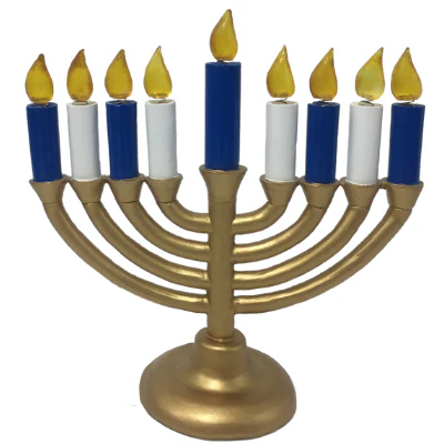 Hanukkah Menorah Dreidel Bobbles - Image 7