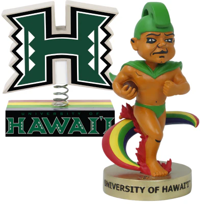 Hawaii Rainbow Warriors Bobbleheads - Image 4