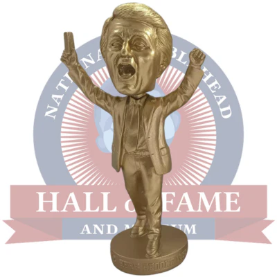 Herb Brooks Statue Gold Bobblehead