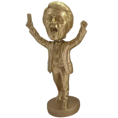 Herb Brooks Statue Gold Bobblehead - Image 2