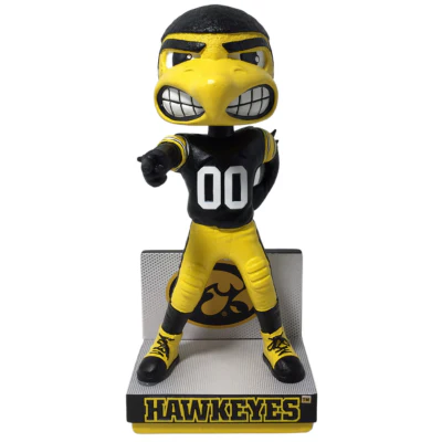 Herky the Hawk Iowa Hawkeyes Mascot Bobbleheads - Image 2