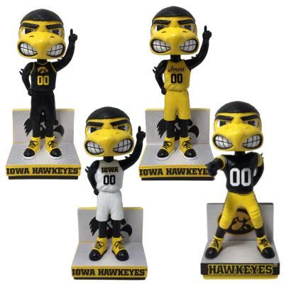 Herky the Hawk Iowa Hawkeyes Mascot Bobbleheads - Image 6