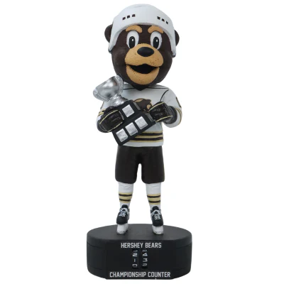 Coco the Bear Hershey Bears Mascot 2024 Calder Cup Champions Bobbleheads - Image 4