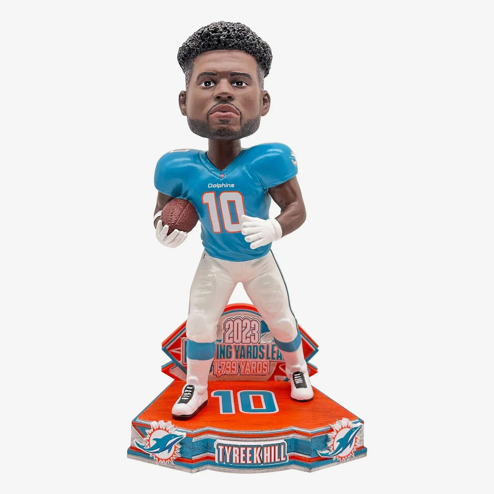 Tyreek Hill Miami Dolphins 2023 Receiving Yards Leader NFL Football Bobblehead