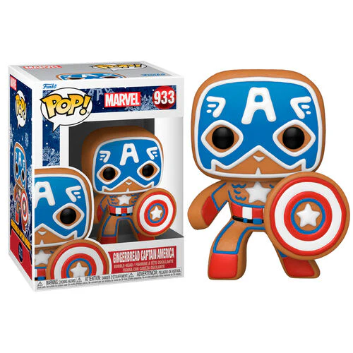 Captain America Funko Pop! Marvel: Holiday Vinyl Bobblehead