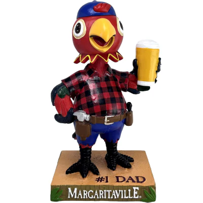 Holiday Margaritaville Parrot Bobbleheads (Presale) - Image 3