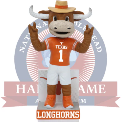 Hook 'Em Texas Longhorns Mascot Bobblehead