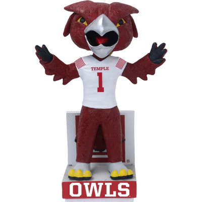 Hooter the Owl Temple Owls Mascot Bobblehead - Image 2