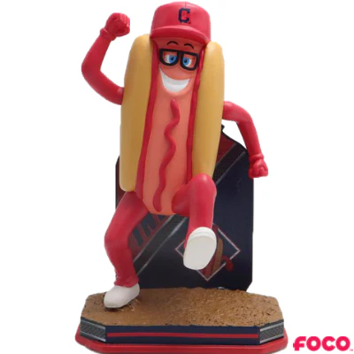 Cleveland Indians Hot Dog Derby Bobbleheads - Image 2